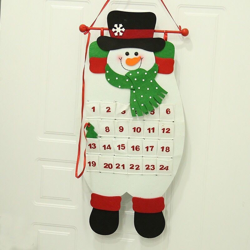 Kerstdecoratie Kalender in 3 personages