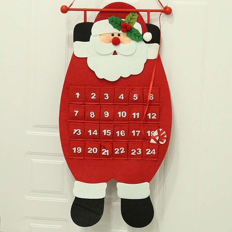 Kerstdecoratie Kalender in 3 personages