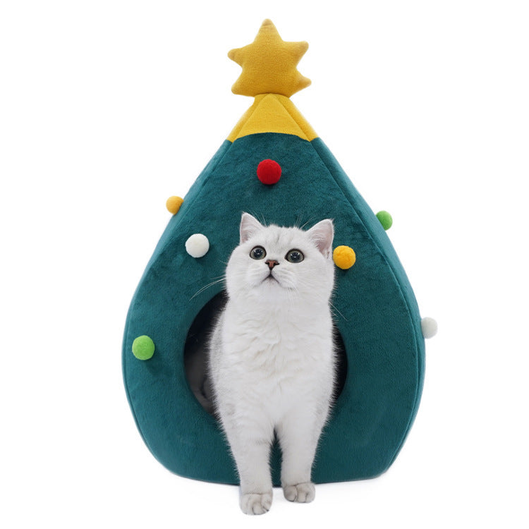 Kerstboom dierennestje (Leuk cadeau voor kerst!)